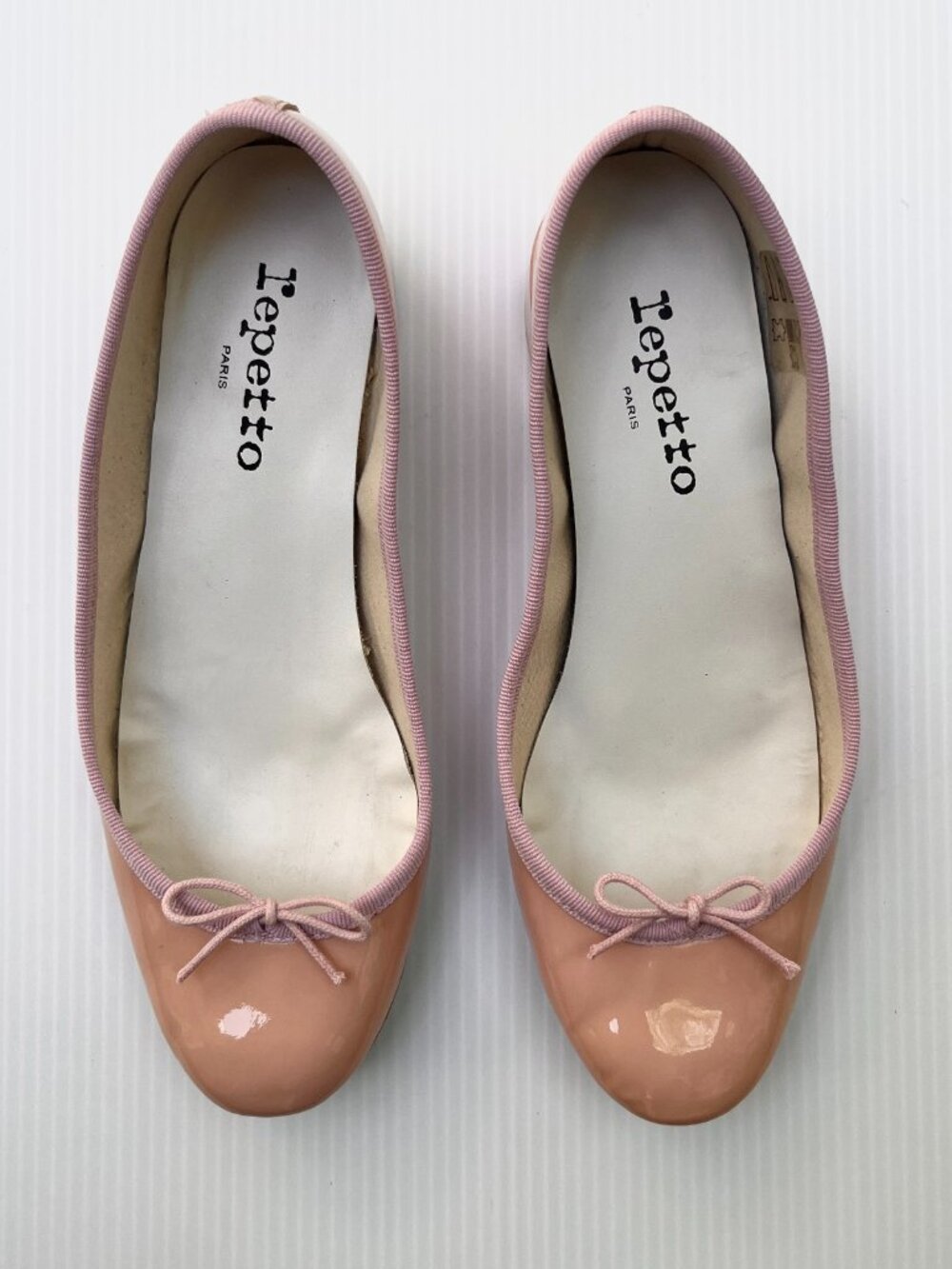 Repetto Camille Patent Leather Heels in "Pin Up" Pink - Size 39.5 EU/7.5-8 US